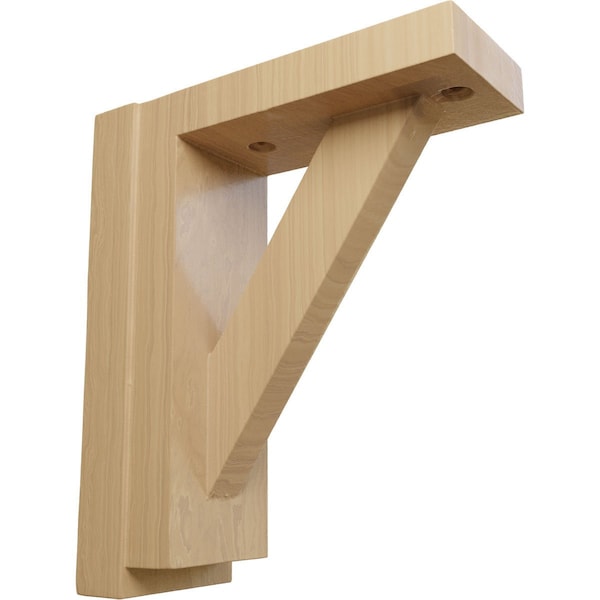 Ekena Millwork 2 1/2"W x 6 1/4"D x 7 1/2"H Traditional Shelf Bracket, Cherry BKT02X06X07TRCH - main